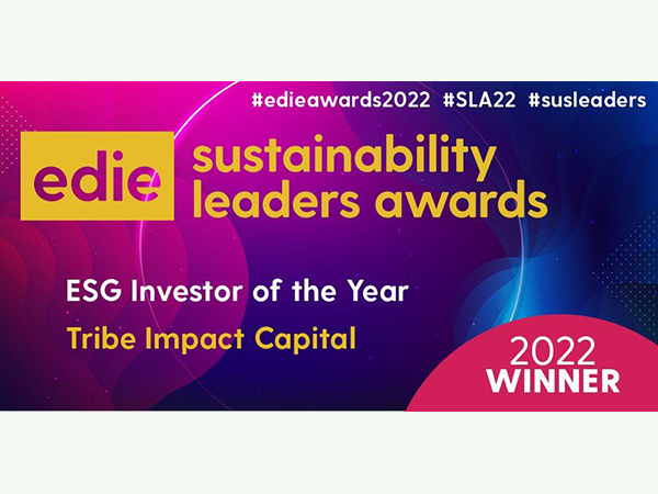 ESG investor of the year winner - Tribe Impact Capital