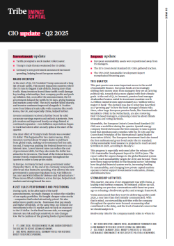 CIO quarterly update - Q2 2025