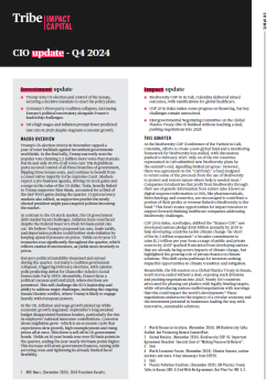 CIO quarterly update - Q4 2024 CIO quarterly update - Q4 2024